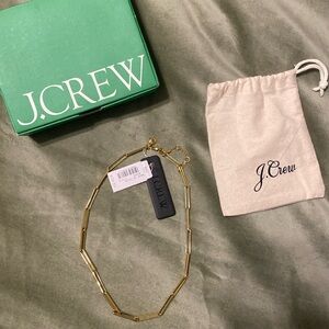 J. Crew Gold Link Necklace